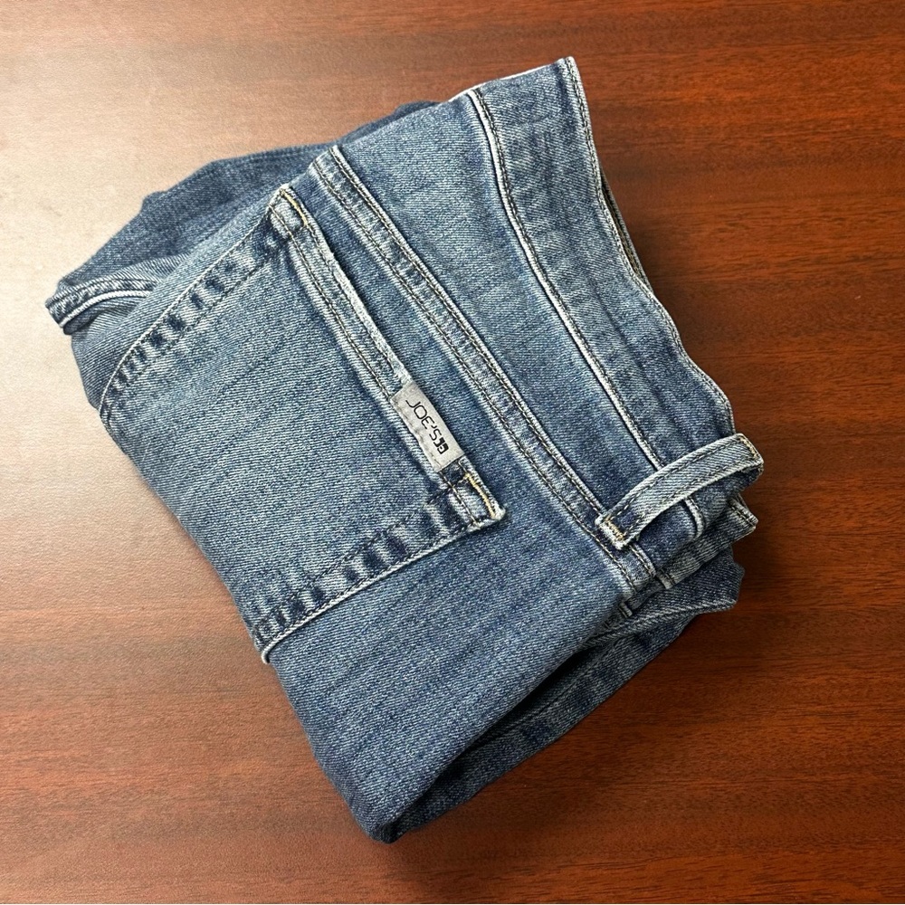 Joes Lara Mid Rise Straight Ankle Jeans Womens size 27 Cutoff Distressed